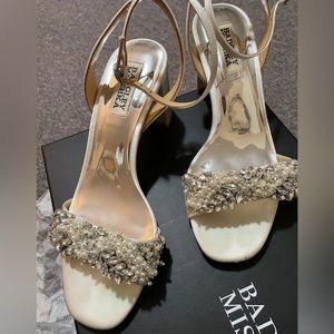 Badgley Mischka Bridal Block Heels